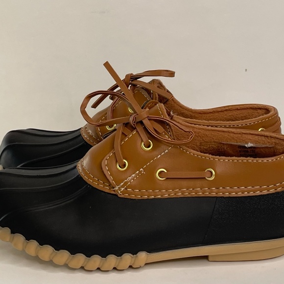 Outwoods Autumn 81439-155 Womens Brown Blue Duck Rain Camping Boots Shoes Sz. 6 - Picture 3 of 11